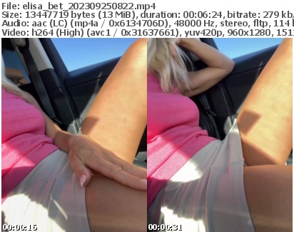 Preview thumb from elisa_bet on 2023-09-25 @ bongacams