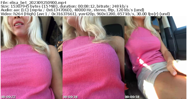 Preview thumb from elisa_bet on 2023-09-25 @ bongacams