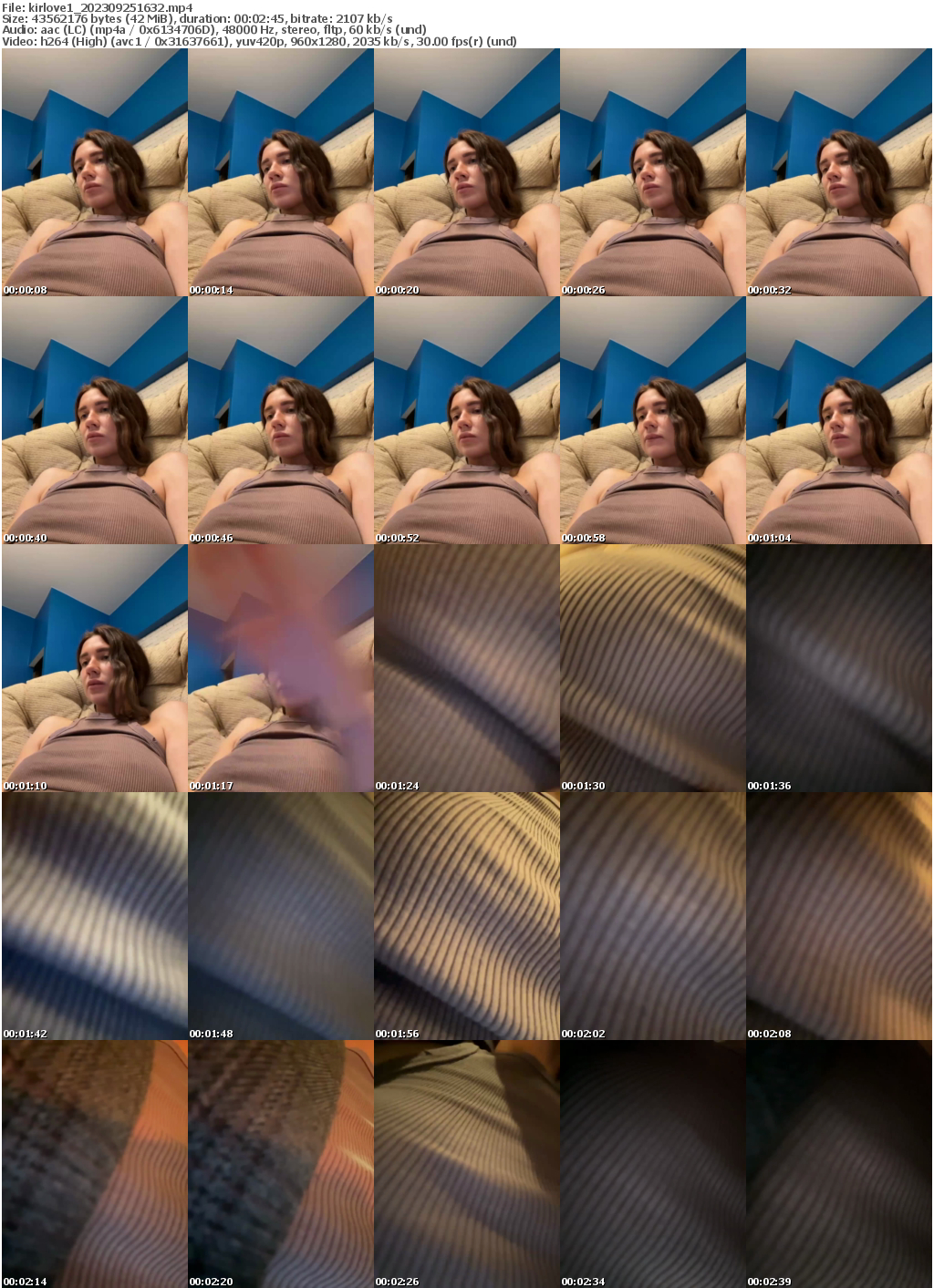 Preview thumb from kirlove1 on 2023-09-25 @ bongacams