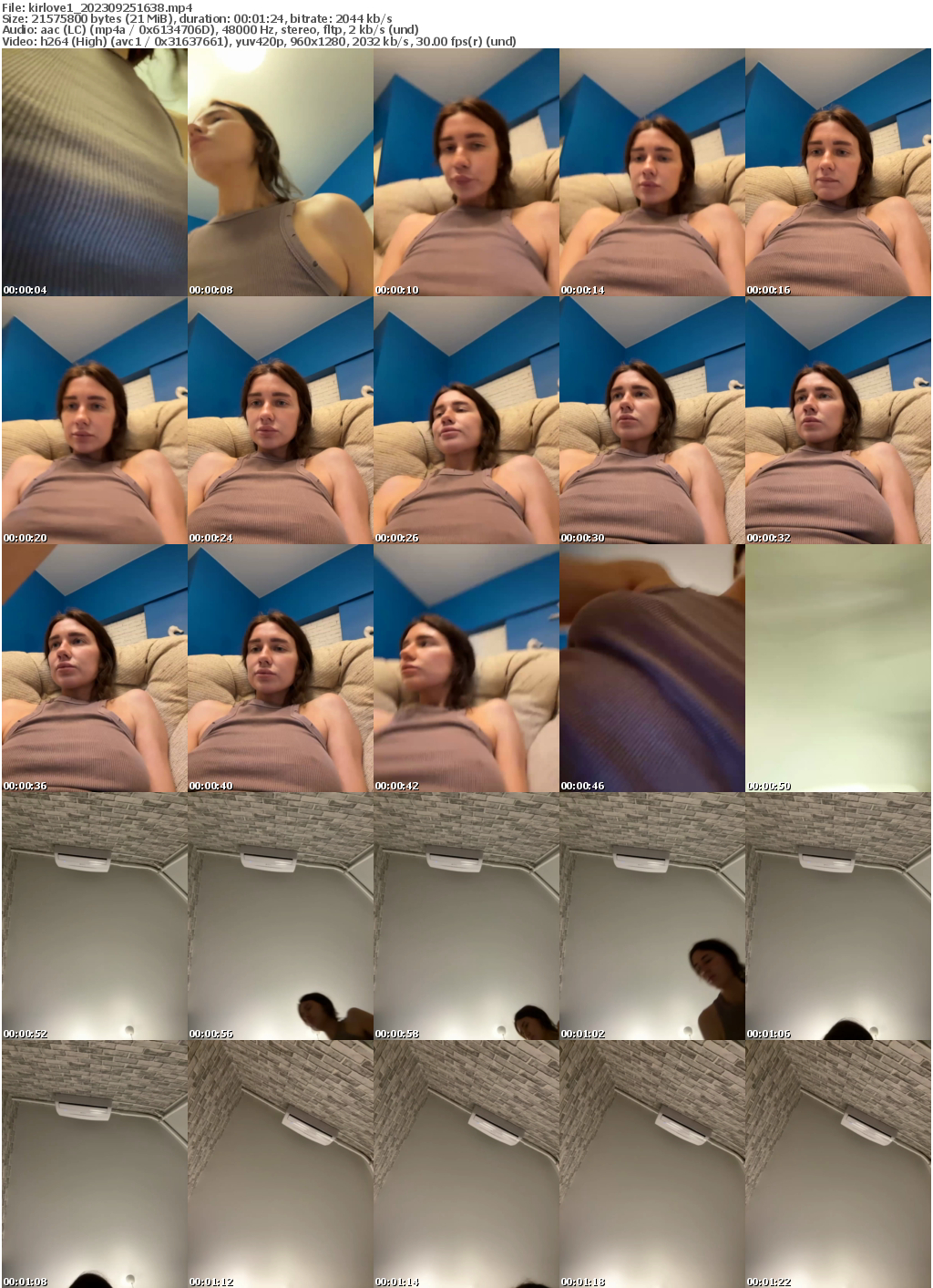 Preview thumb from kirlove1 on 2023-09-25 @ bongacams