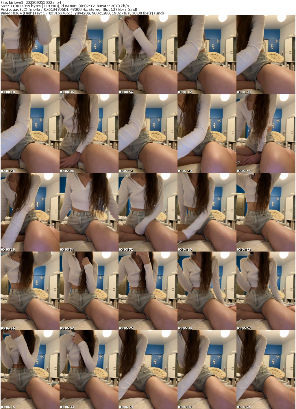 Preview thumb from kirlove1 on 2023-09-25 @ bongacams