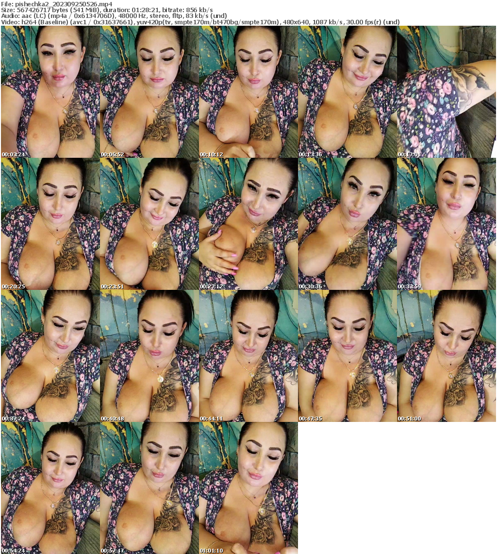 Preview thumb from pishechka2 on 2023-09-25 @ bongacams