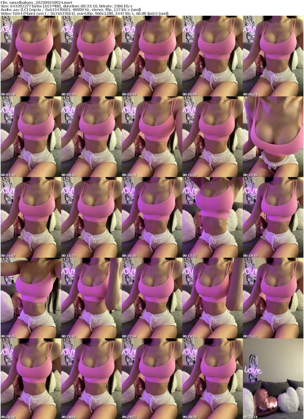 Preview thumb from sweetbabyxs on 2023-09-25 @ bongacams