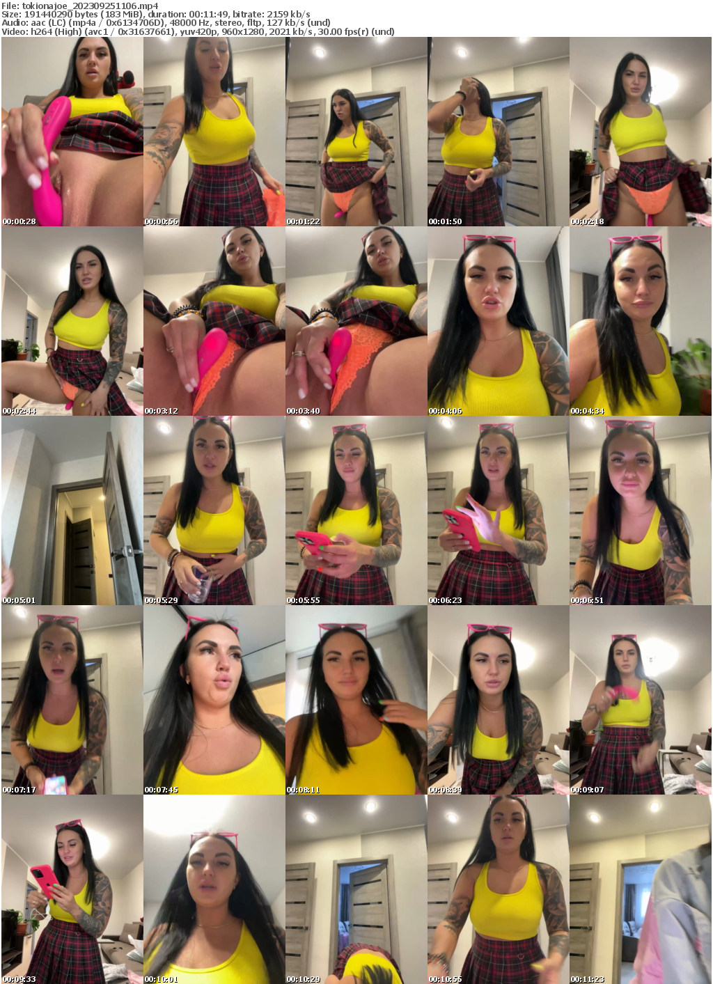 Preview thumb from tokionajoe on 2023-09-25 @ bongacams