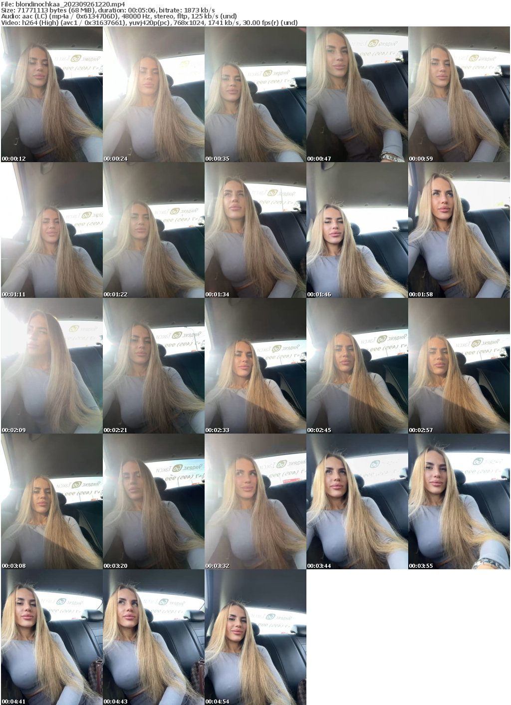 Preview thumb from blondinochkaa on 2023-09-26 @ bongacams