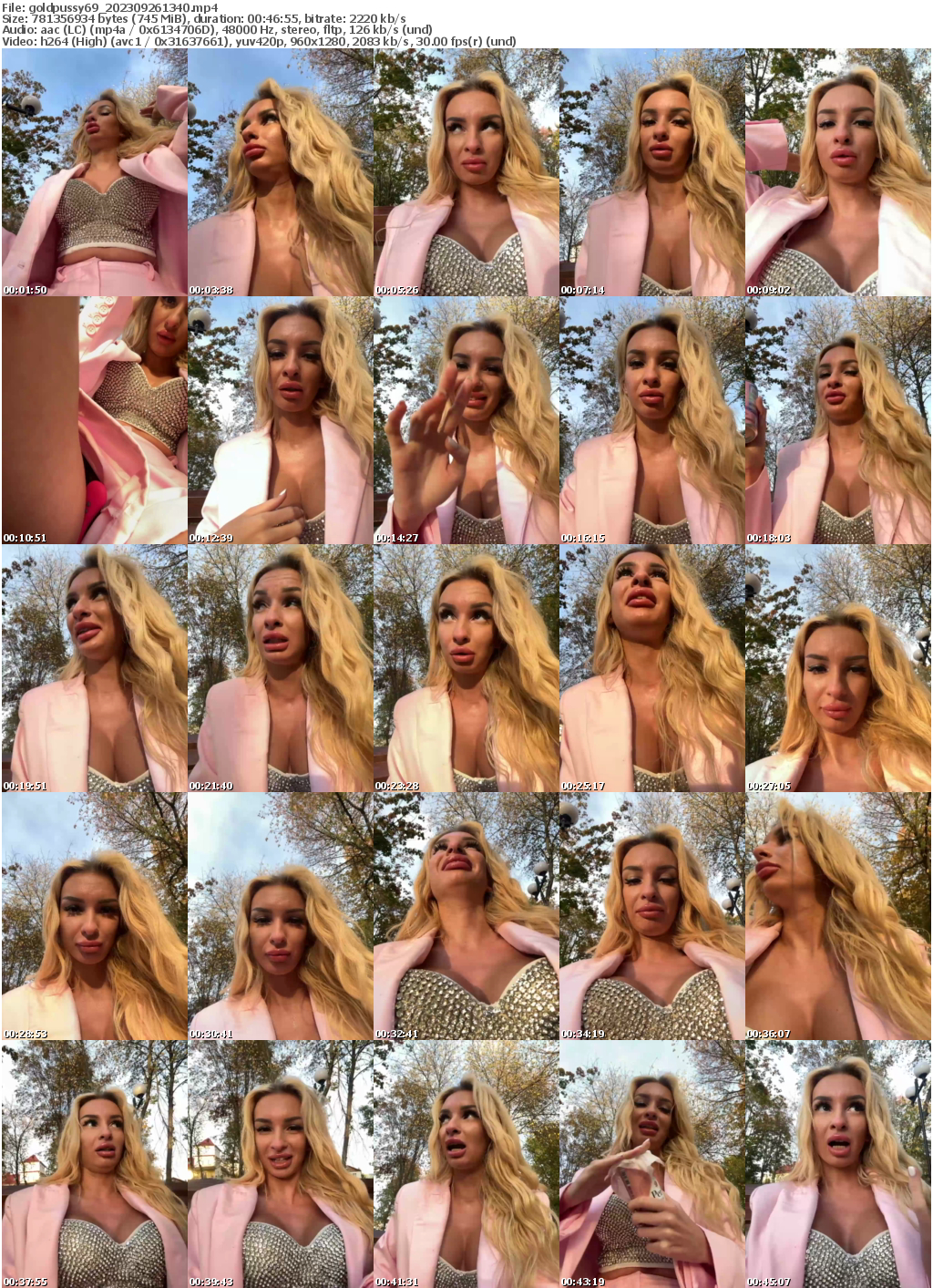 Preview thumb from goldpussy69 on 2023-09-26 @ bongacams