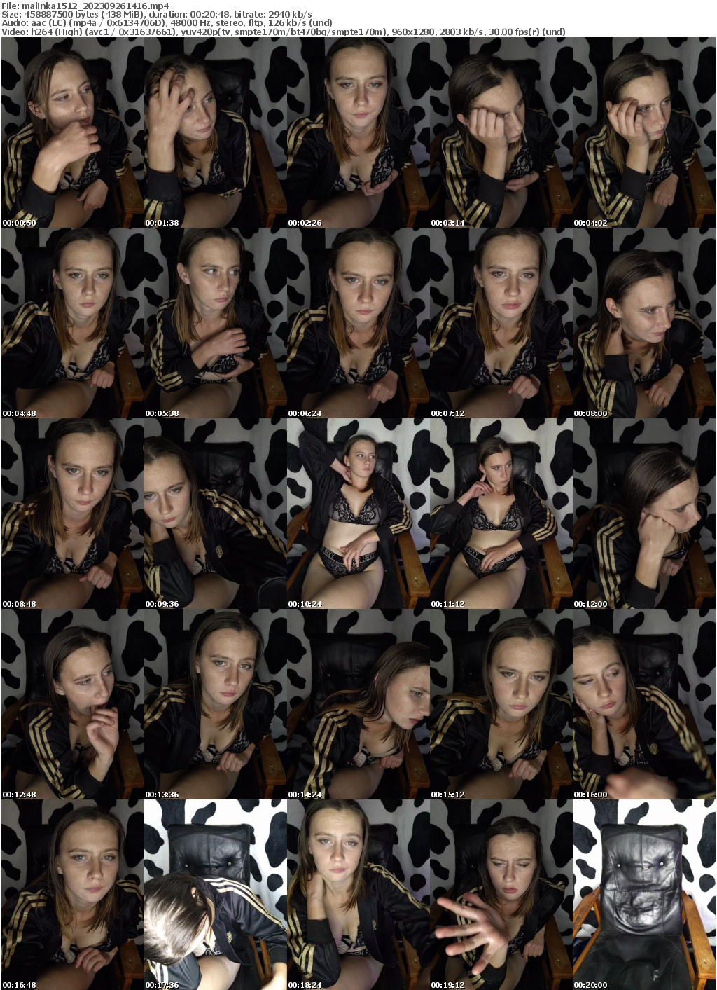 Preview thumb from malinka1512 on 2023-09-26 @ bongacams