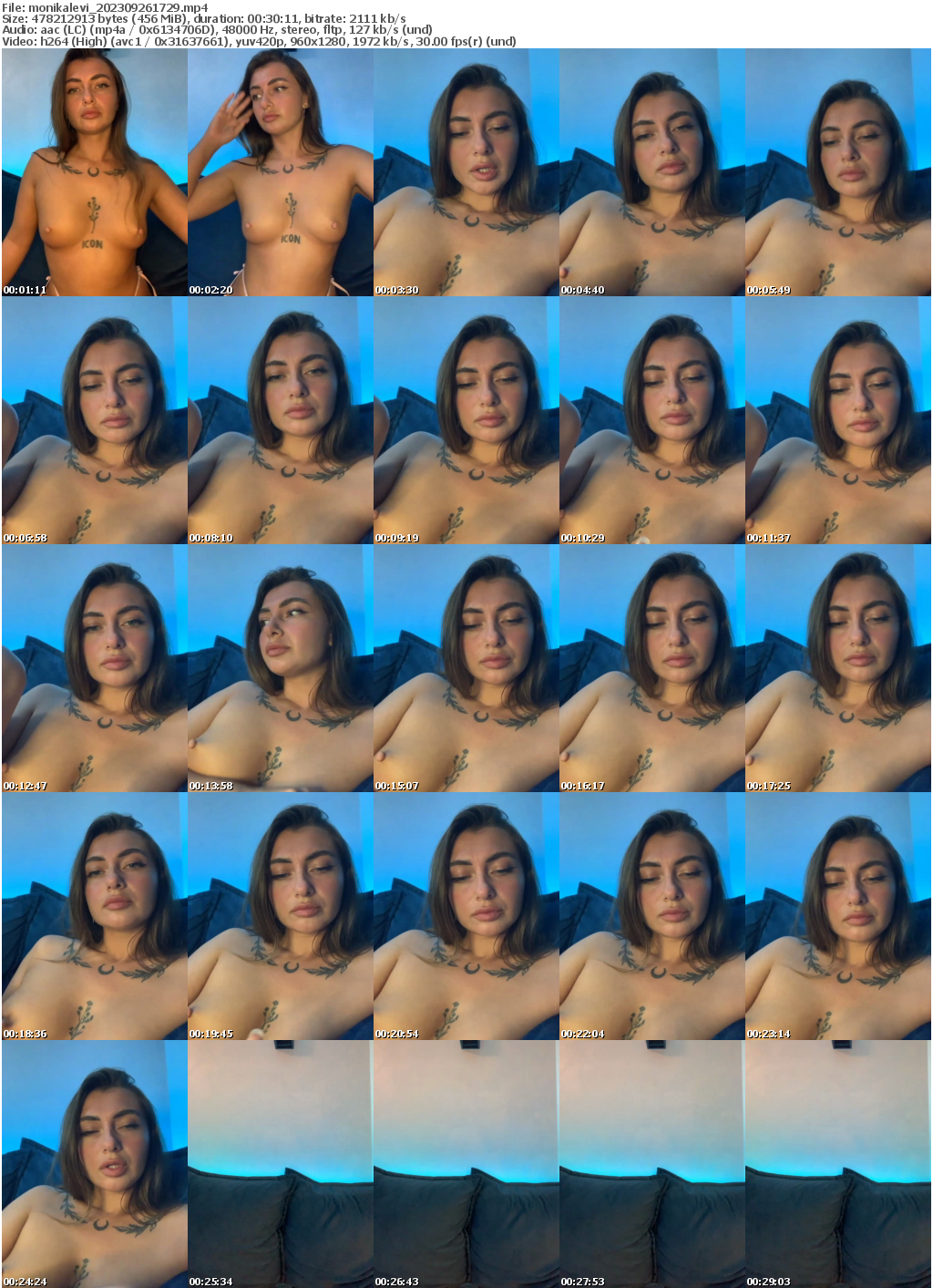 Preview thumb from monikalevi on 2023-09-26 @ bongacams