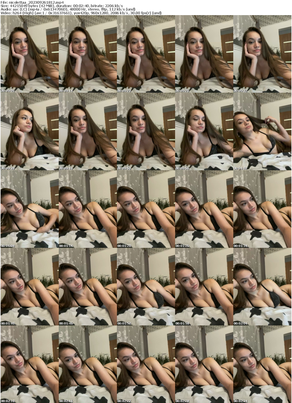 Preview thumb from nicolettaa on 2023-09-26 @ bongacams