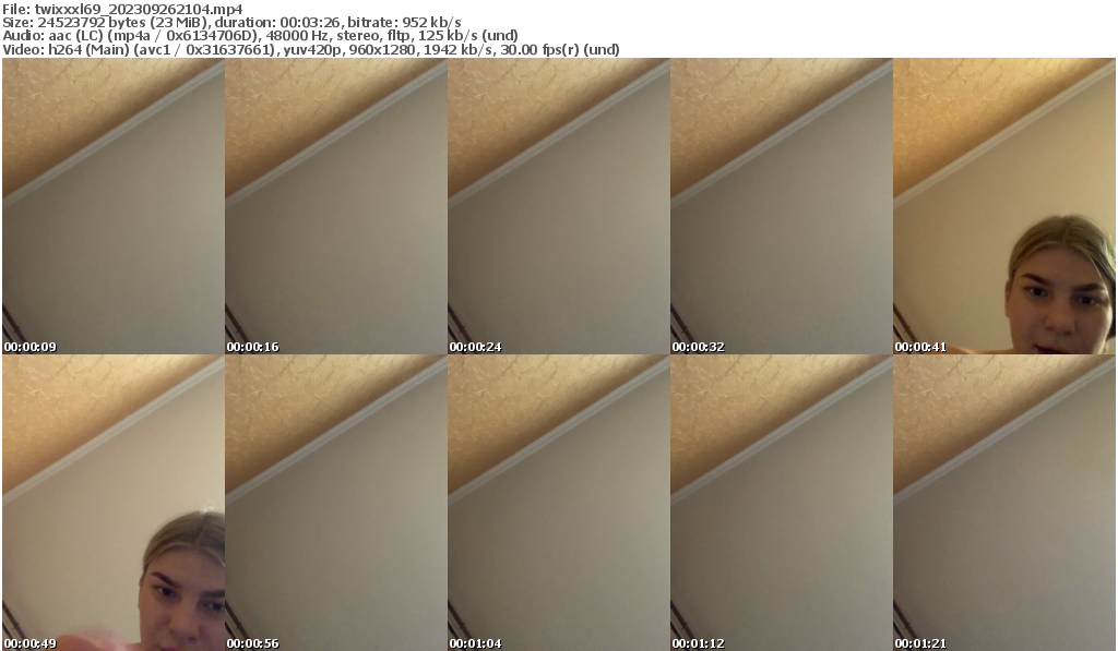 Preview thumb from twixxxl69 on 2023-09-26 @ bongacams