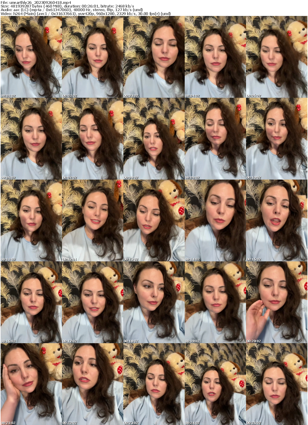 Preview thumb from unearthly26 on 2023-09-26 @ bongacams