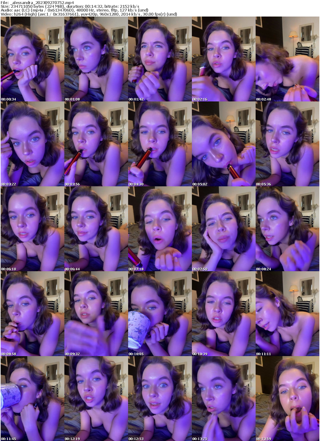 Preview thumb from _alessandra on 2023-09-27 @ bongacams