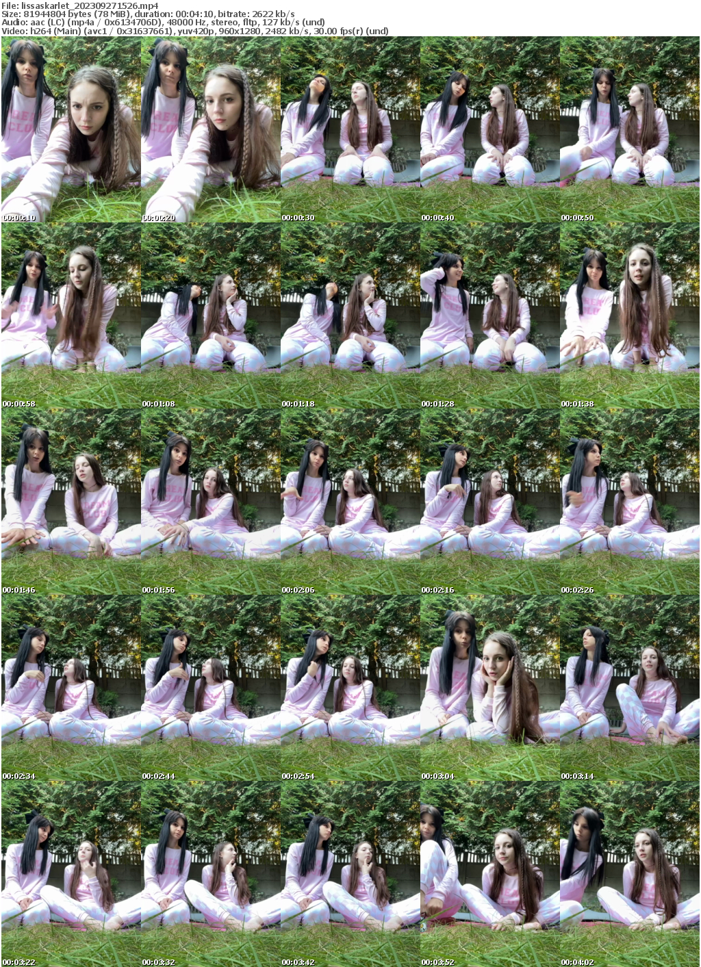 Preview thumb from lissaskarlet on 2023-09-27 @ bongacams