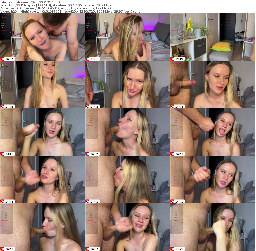 Preview thumb from nikitosforyou on 2023-09-27 @ bongacams