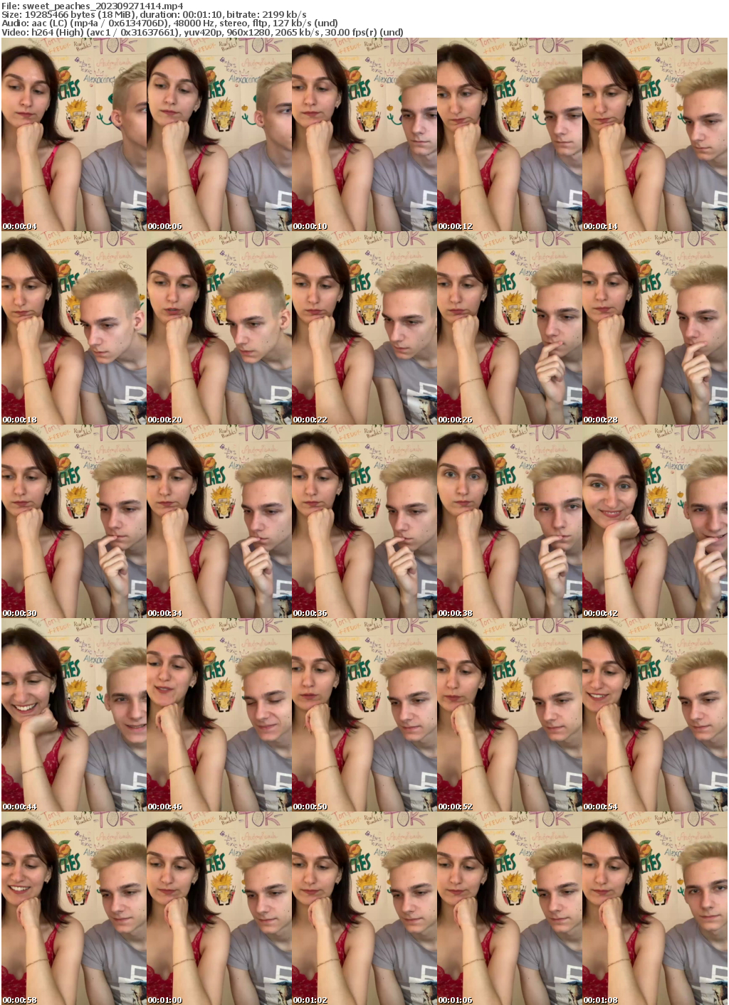 Preview thumb from sweet_peaches on 2023-09-27 @ bongacams