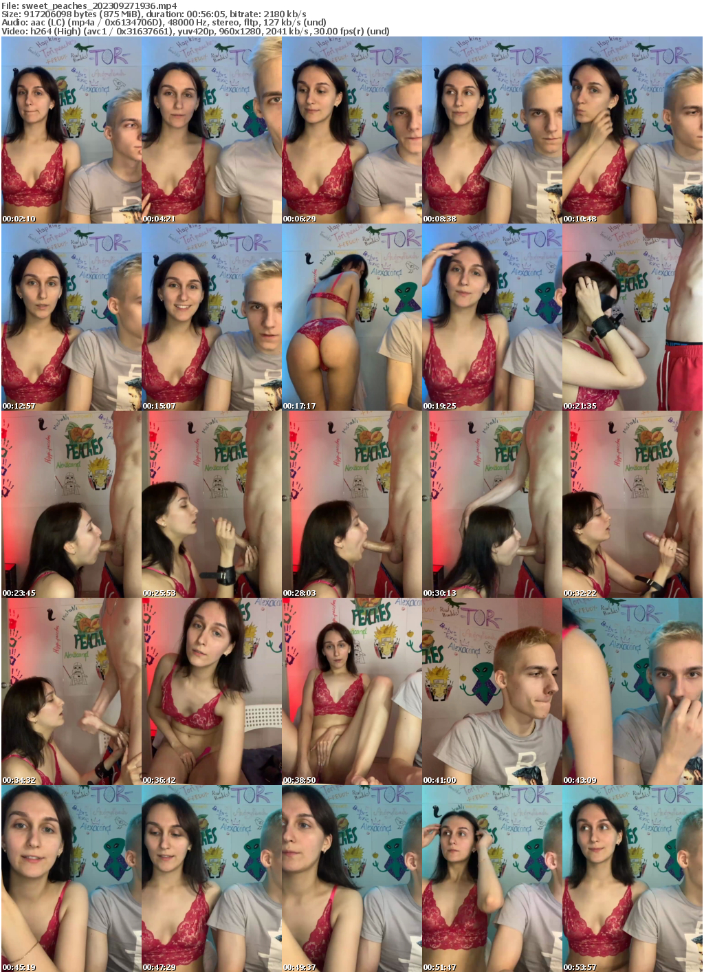 Preview thumb from sweet_peaches on 2023-09-27 @ bongacams