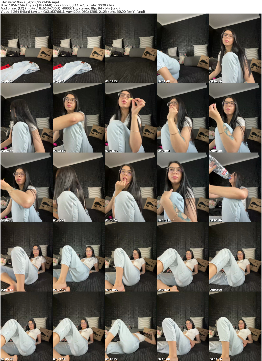 Preview thumb from vero19nika on 2023-09-27 @ bongacams