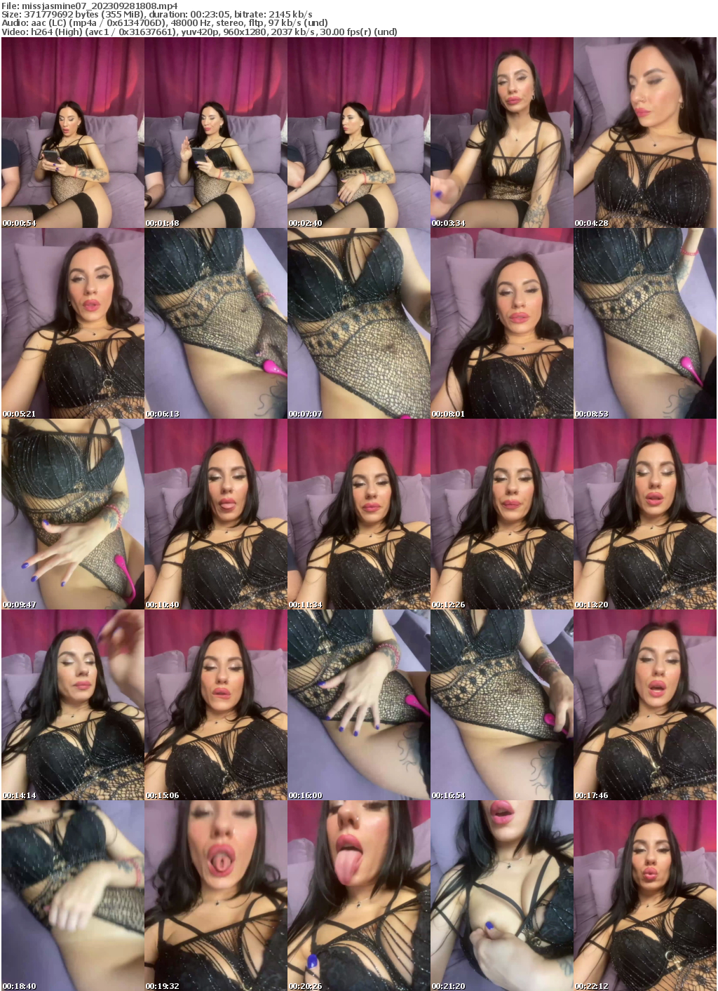 Preview thumb from missjasmine07 on 2023-09-28 @ bongacams