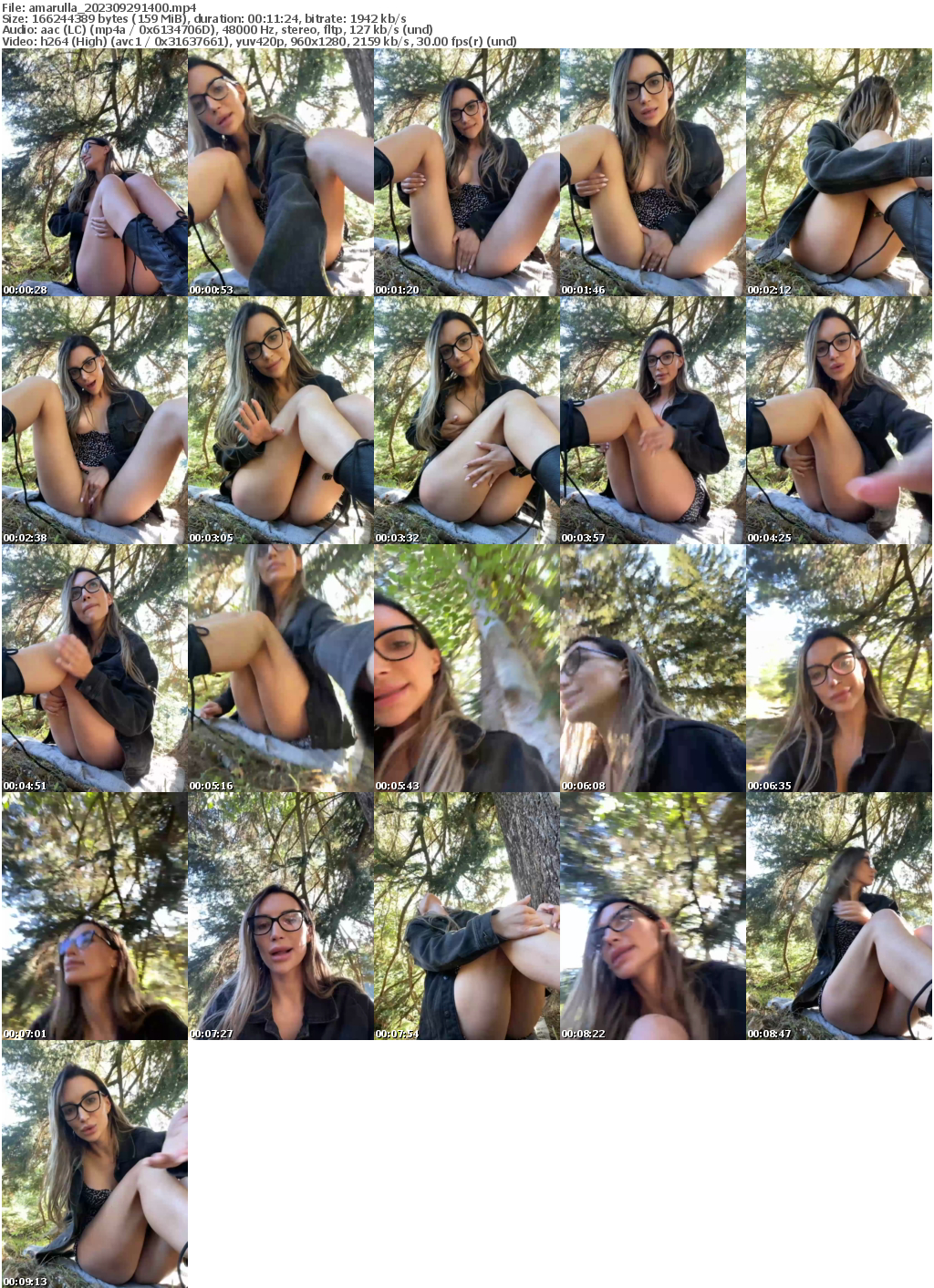 Preview thumb from amarulla on 2023-09-29 @ bongacams