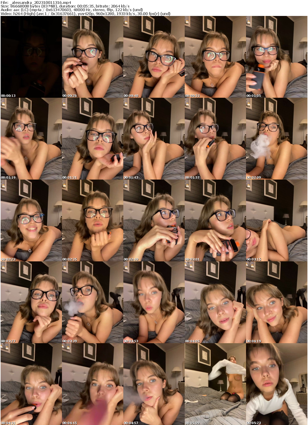 Preview thumb from _alessandra on 2023-10-01 @ bongacams