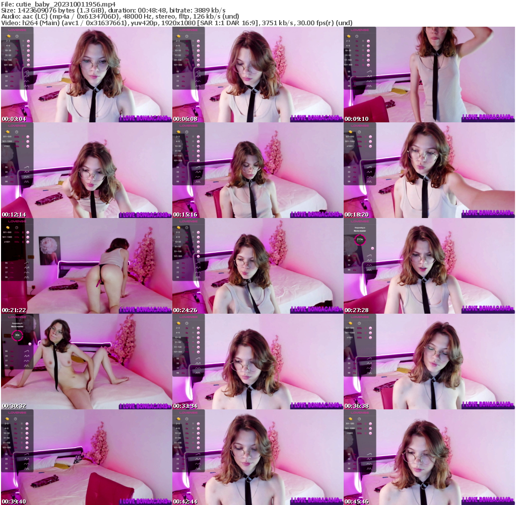 Preview thumb from cutie_baby on 2023-10-01 @ bongacams