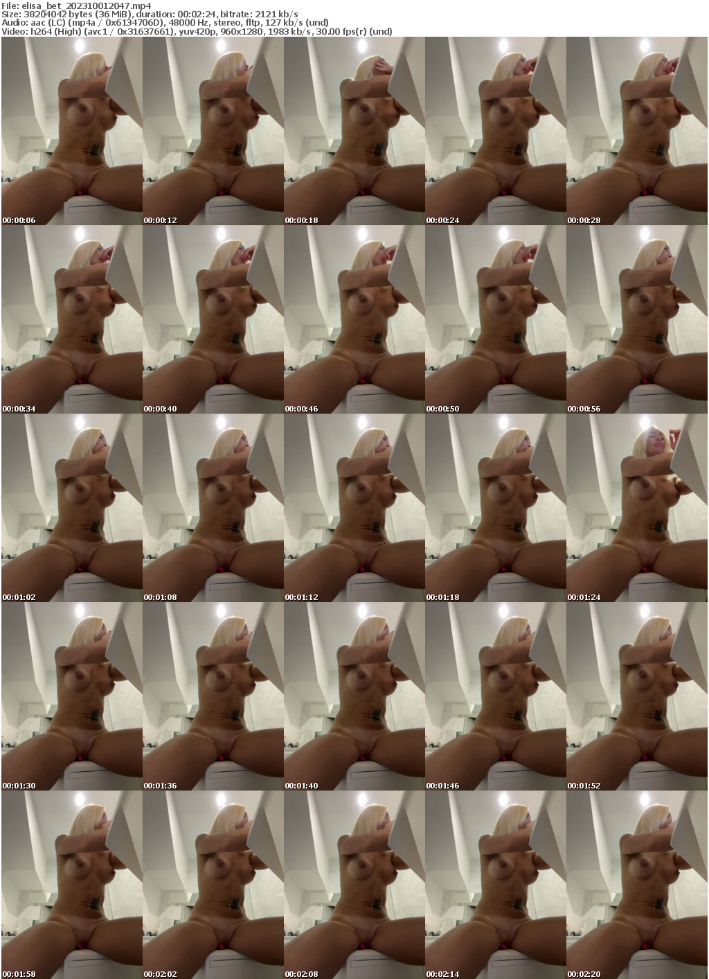 Preview thumb from elisa_bet on 2023-10-01 @ bongacams