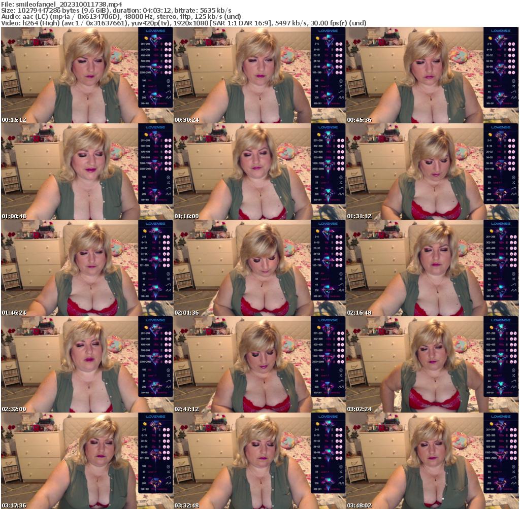 Preview thumb from smileofangel on 2023-10-01 @ bongacams