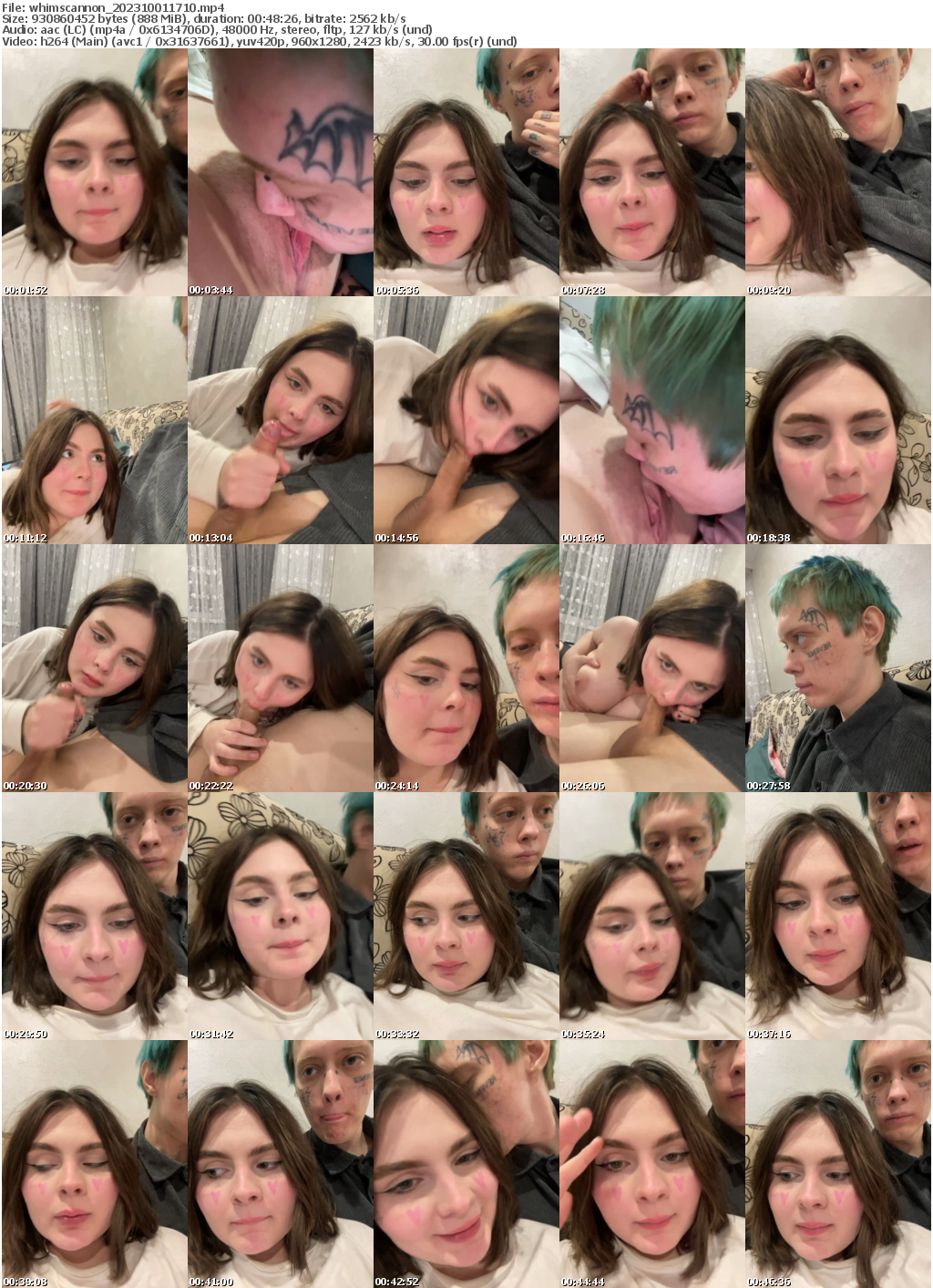 Preview thumb from whimscannon on 2023-10-01 @ bongacams