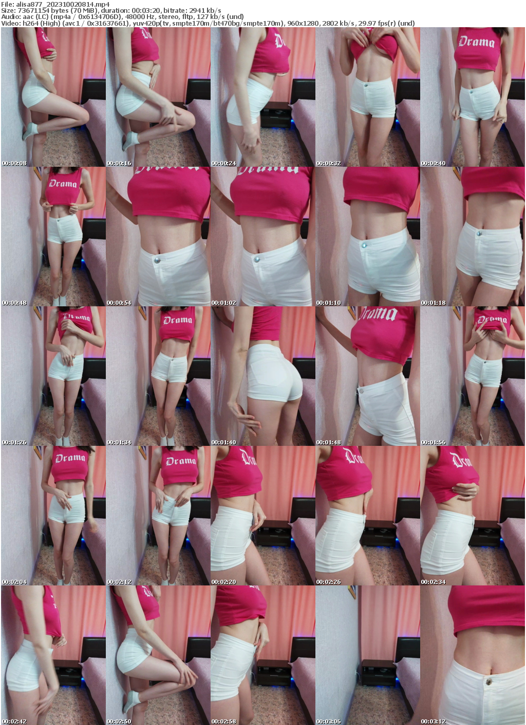 Preview thumb from alisa877 on 2023-10-02 @ bongacams