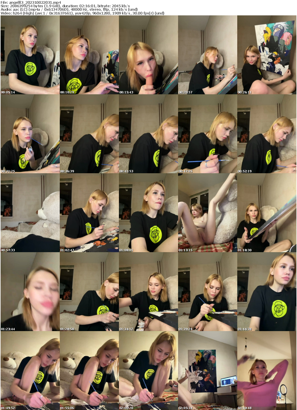 Preview thumb from angelll3 on 2023-10-02 @ bongacams