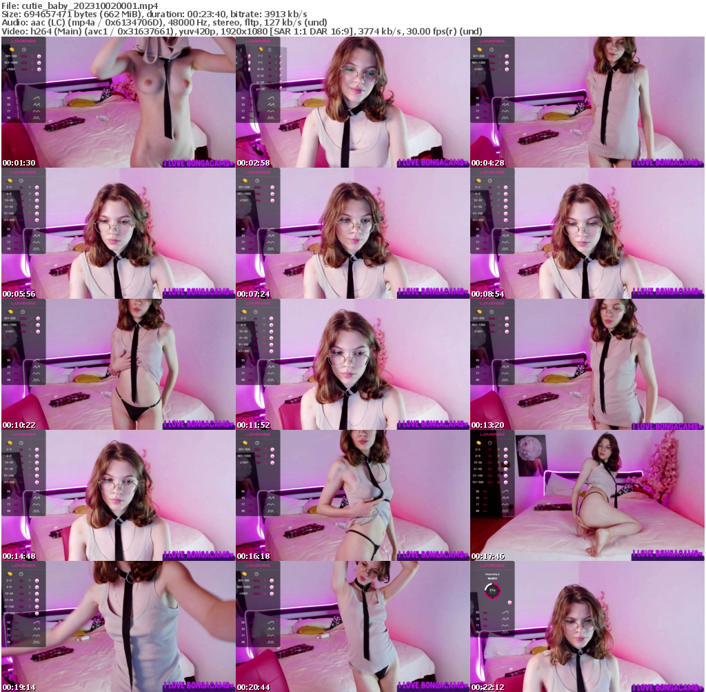 Preview thumb from cutie_baby on 2023-10-02 @ bongacams