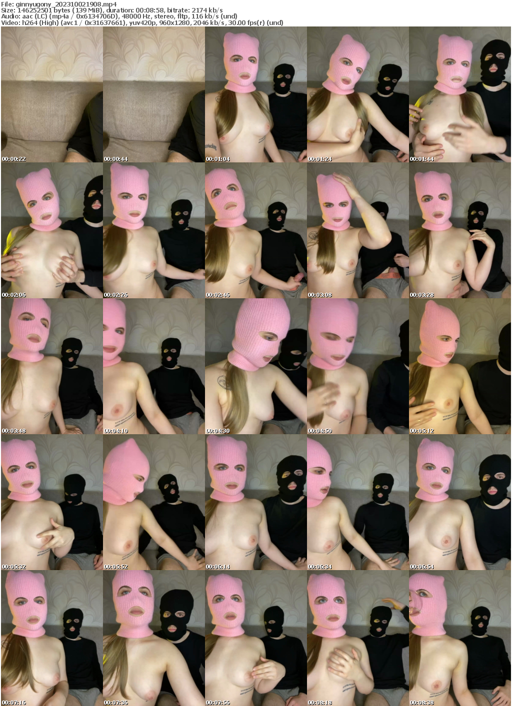 Preview thumb from ginnyugony on 2023-10-02 @ bongacams