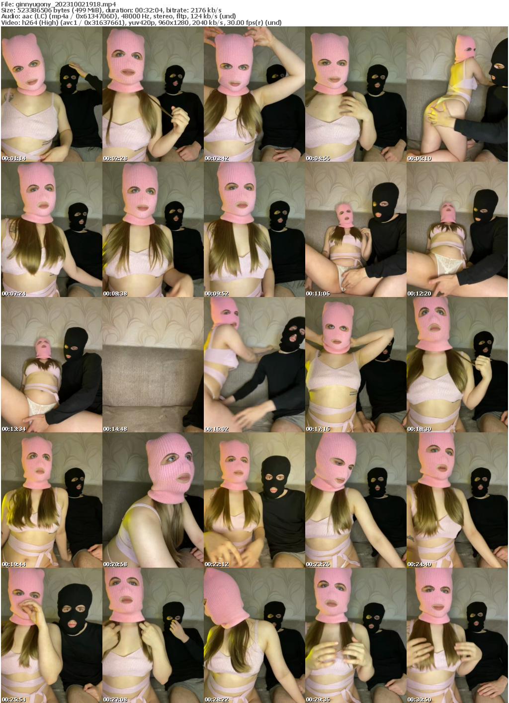 Preview thumb from ginnyugony on 2023-10-02 @ bongacams