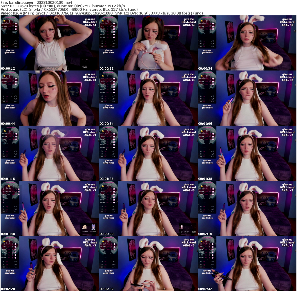 Preview thumb from karolinaqueen on 2023-10-02 @ bongacams