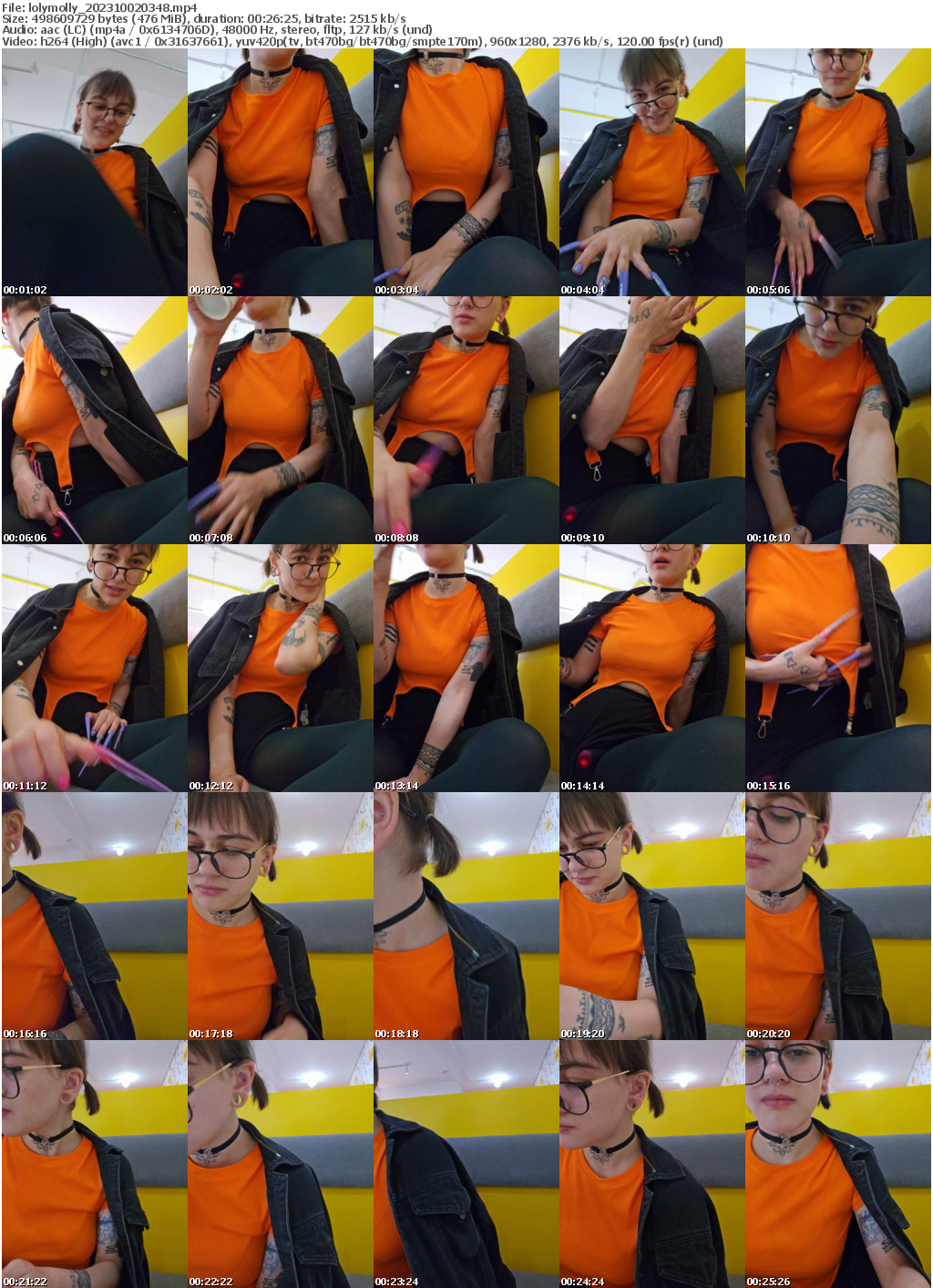 Preview thumb from lolymolly on 2023-10-02 @ bongacams