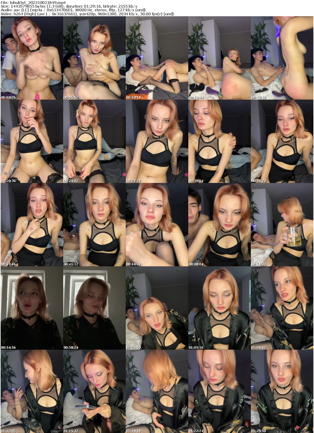 Preview thumb from tohuktyt on 2023-10-02 @ bongacams