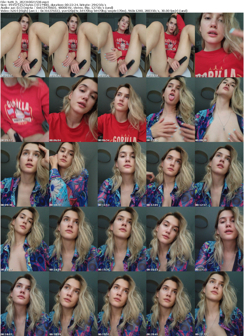 Preview thumb from tutti_h on 2023-10-02 @ bongacams