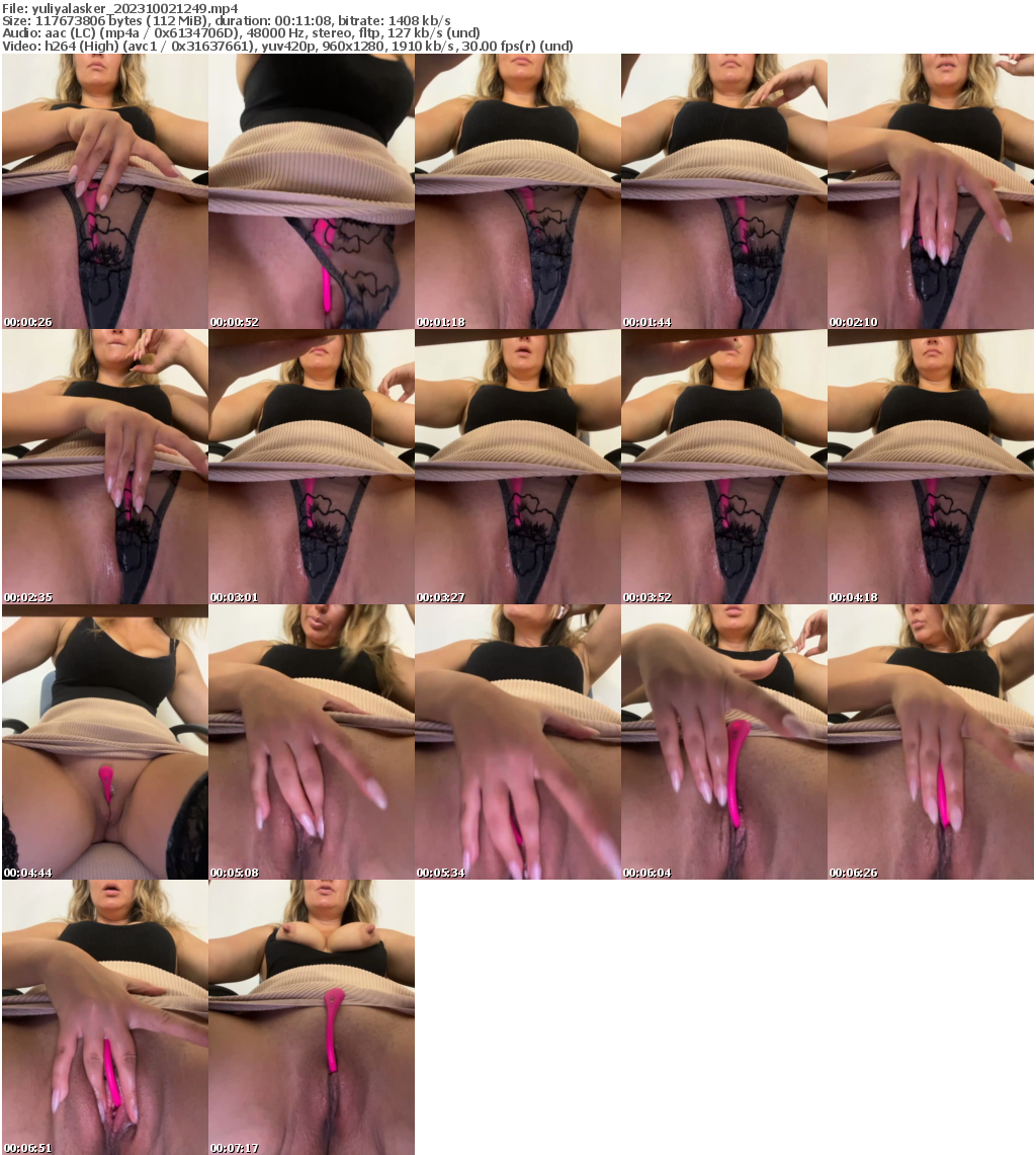 Preview thumb from yuliyalasker on 2023-10-02 @ bongacams