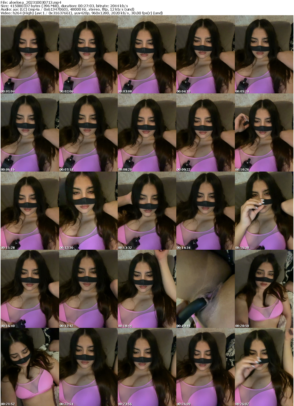 Preview thumb from aloeloea on 2023-10-03 @ bongacams