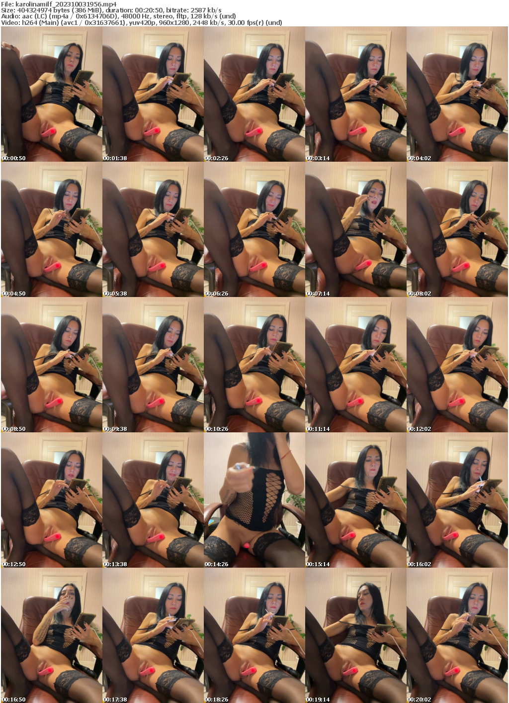 Preview thumb from karolinamilf on 2023-10-03 @ bongacams