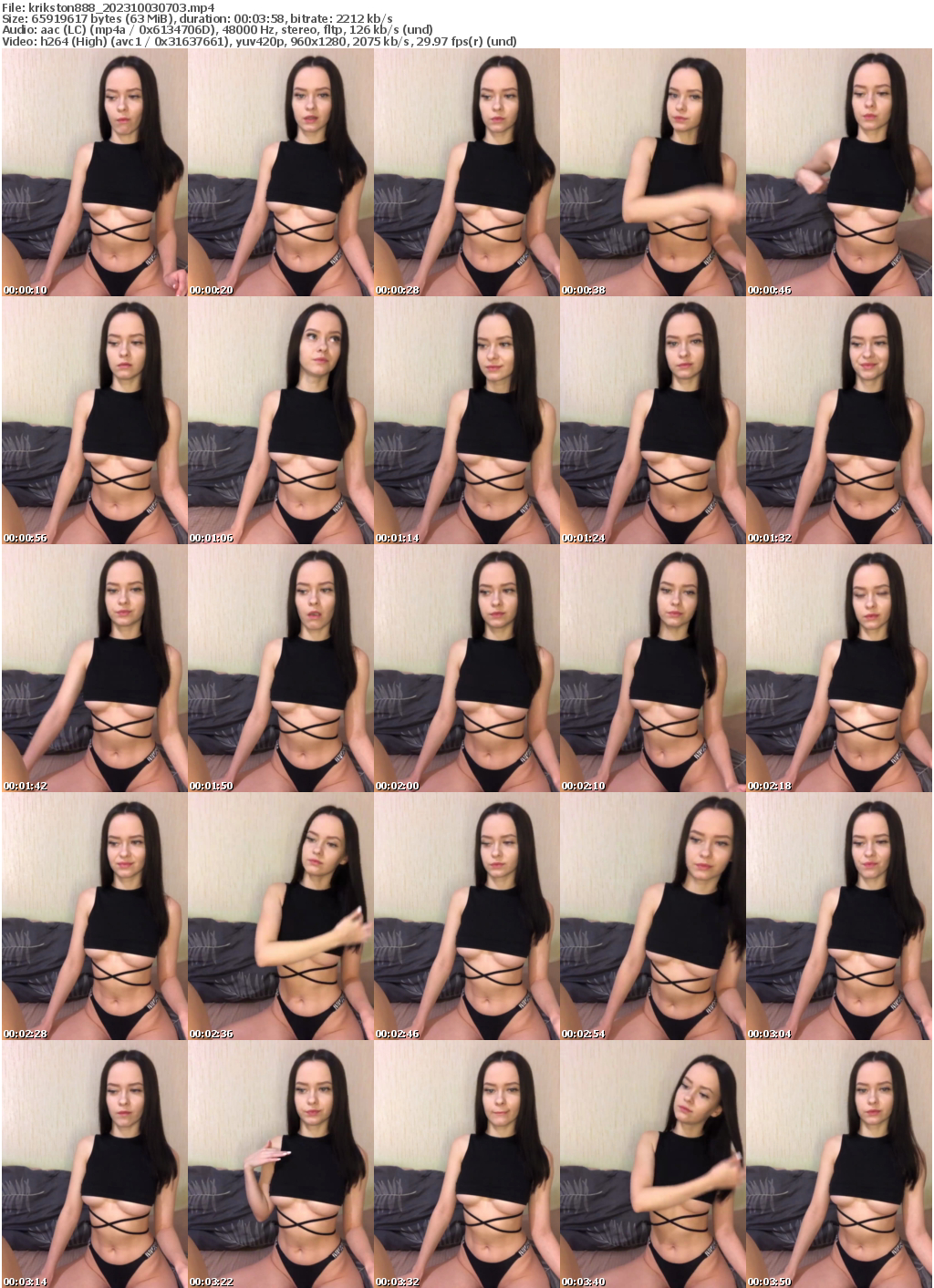 Preview thumb from krikston888 on 2023-10-03 @ bongacams