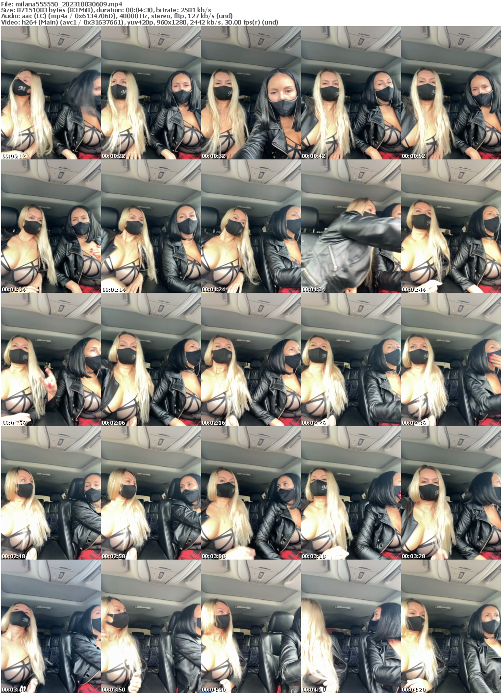 Preview thumb from milana555550 on 2023-10-03 @ bongacams