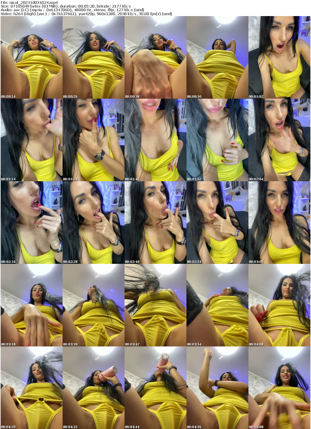 Preview thumb from nicol on 2023-10-03 @ bongacams