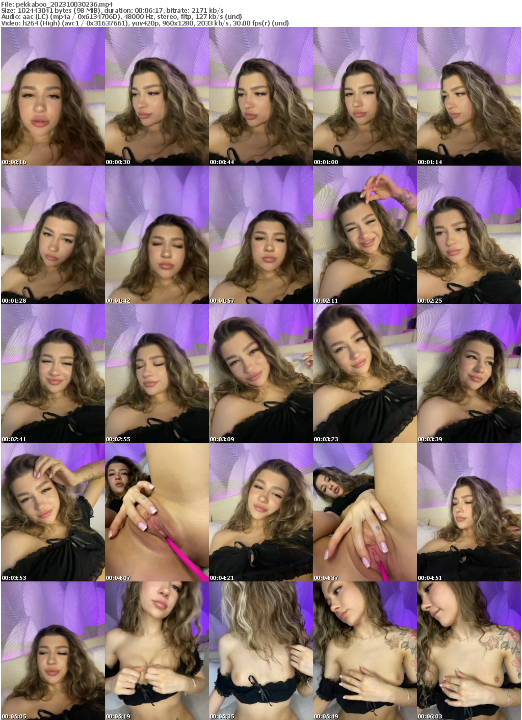 Preview thumb from pekkaboo on 2023-10-03 @ bongacams