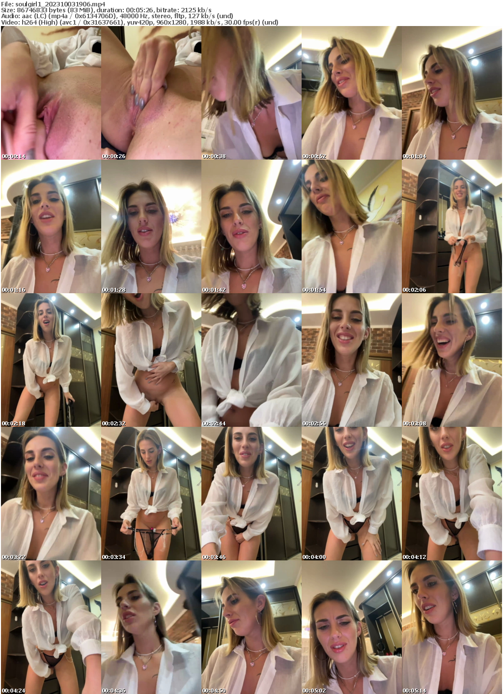 Preview thumb from soulgirl1 on 2023-10-03 @ bongacams