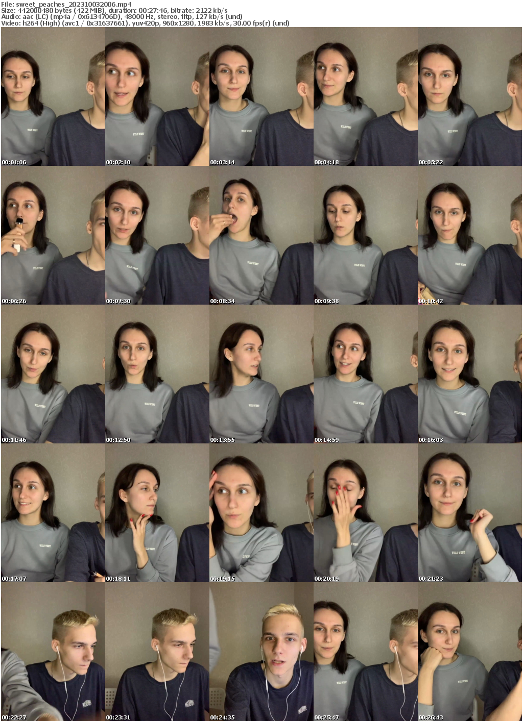 Preview thumb from sweet_peaches on 2023-10-03 @ bongacams