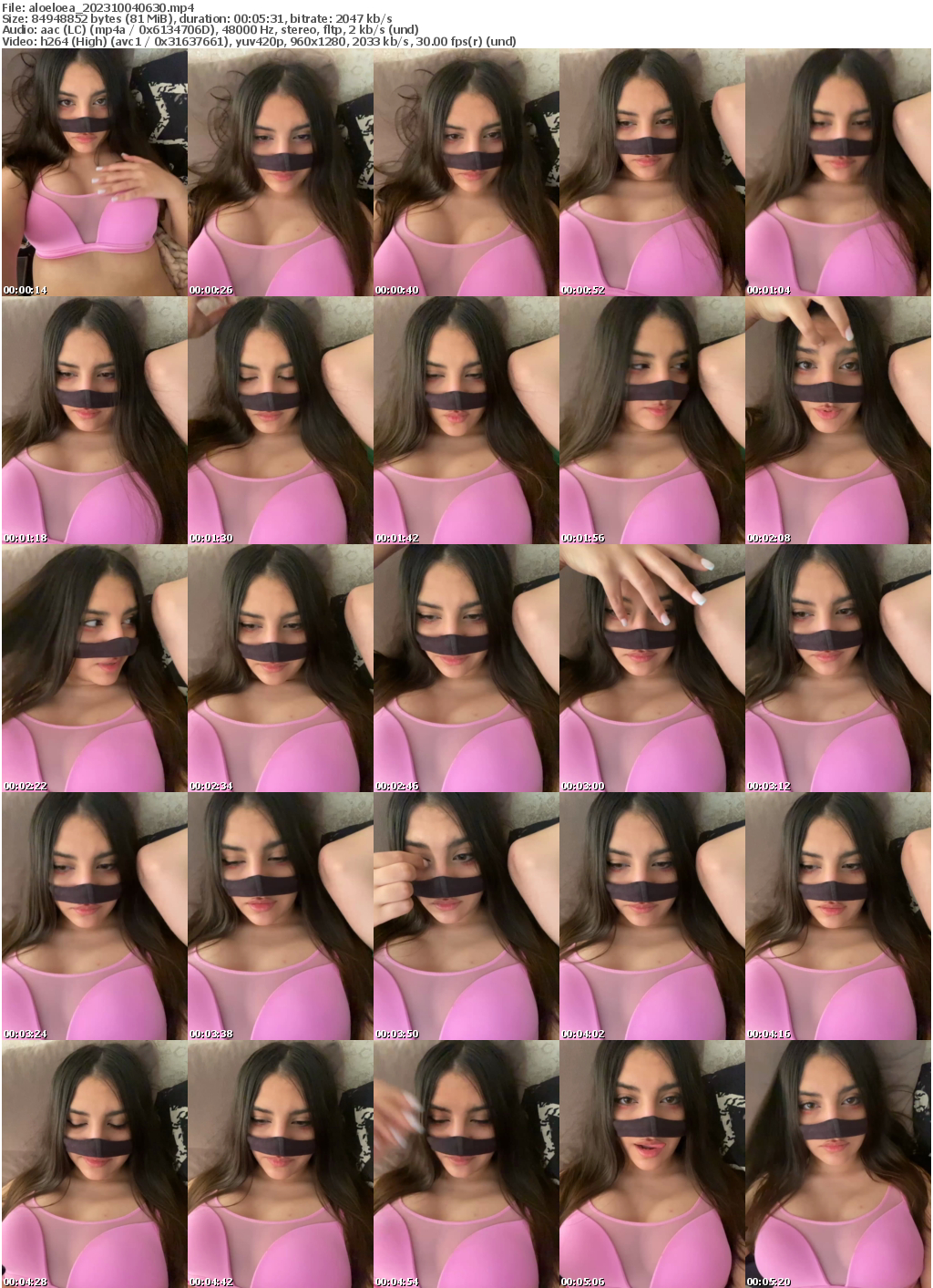 Preview thumb from aloeloea on 2023-10-04 @ bongacams