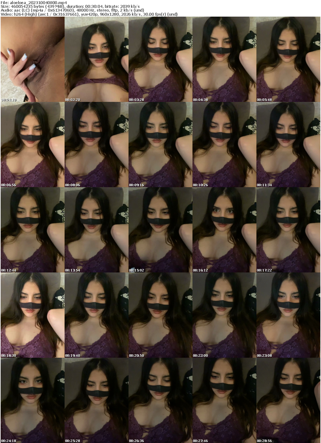 Preview thumb from aloeloea on 2023-10-04 @ bongacams