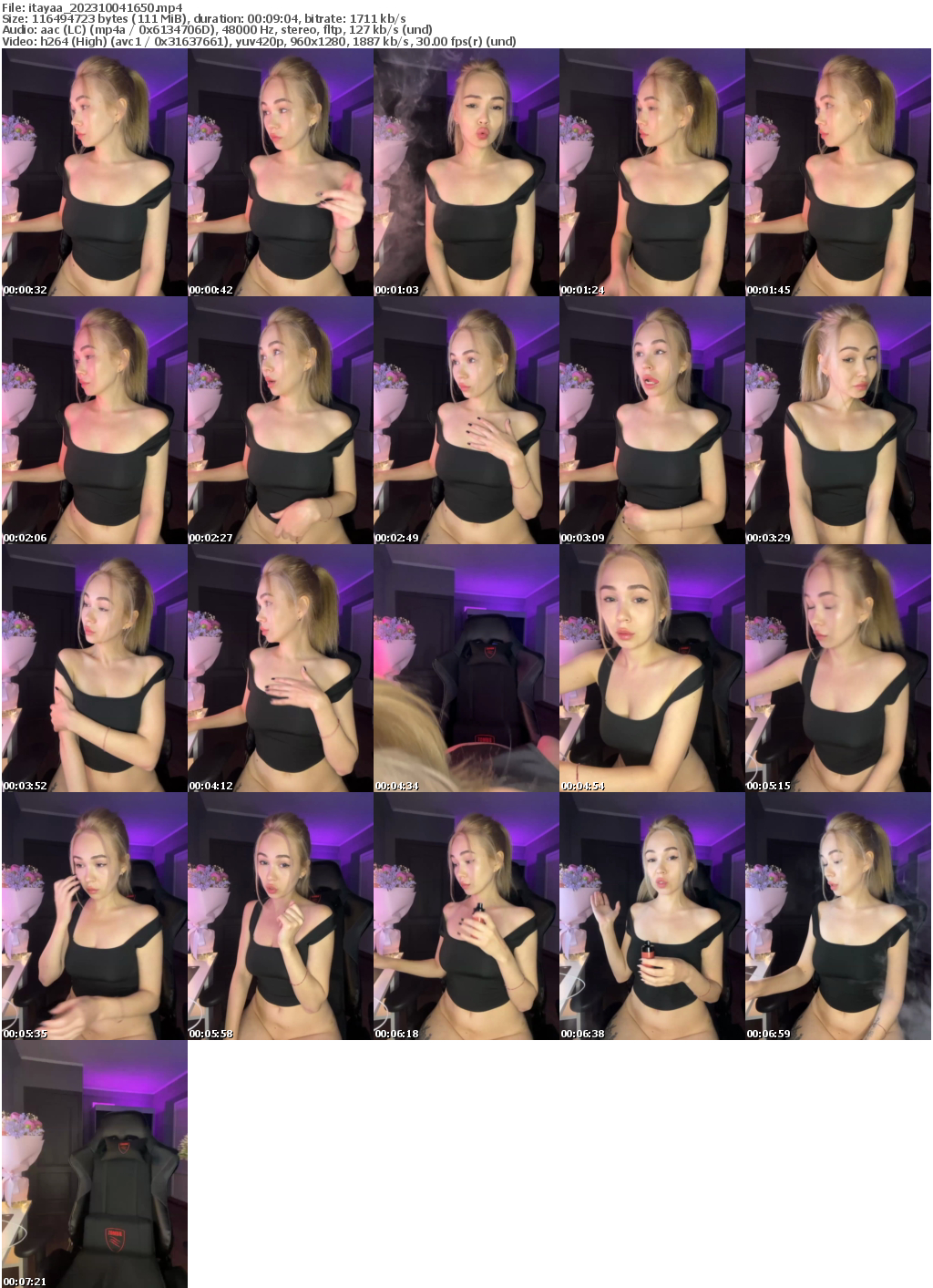 Preview thumb from itayaa on 2023-10-04 @ bongacams