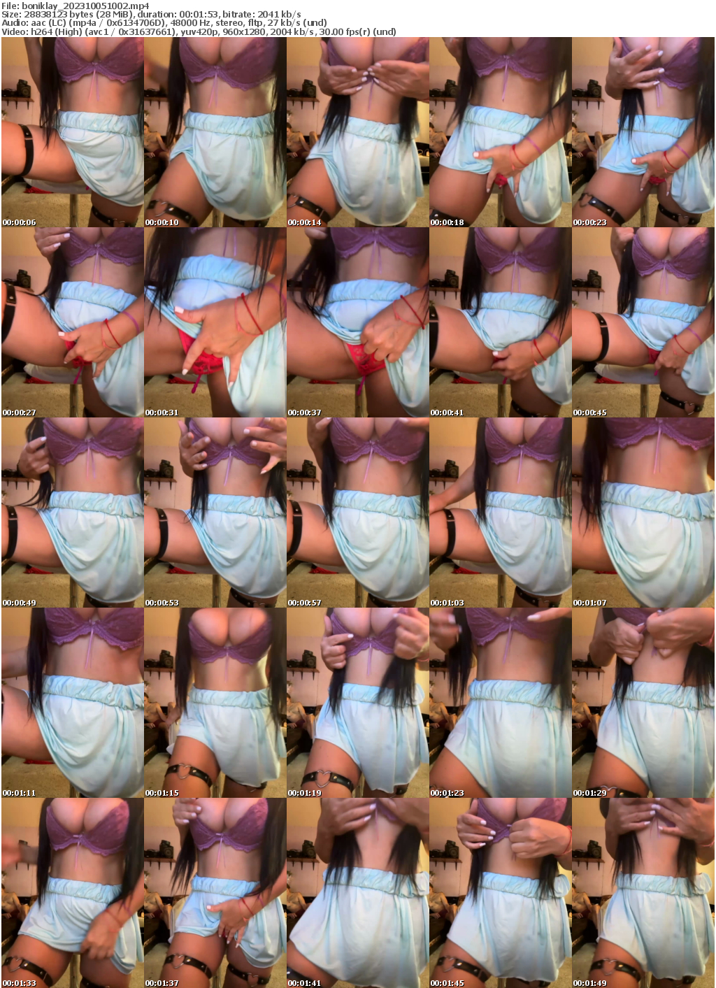 Preview thumb from boniklay on 2023-10-05 @ bongacams